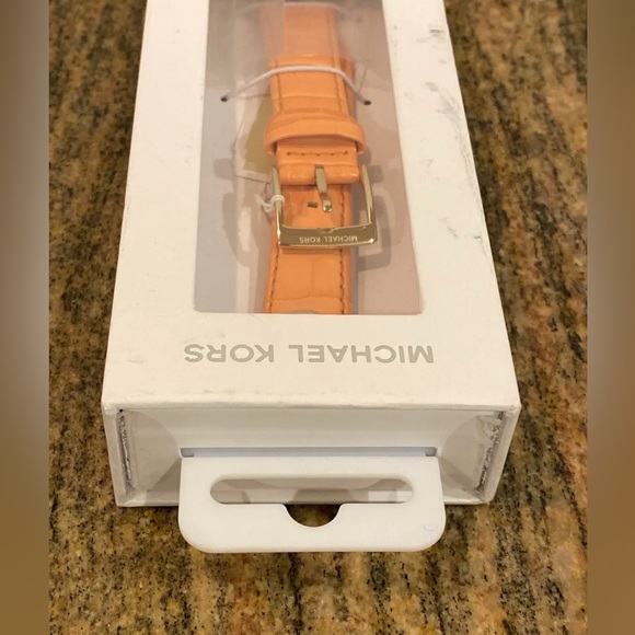 Michael Kors Women's Apricot Croco Leather Band for Apple Watch® - Picture 6 of 6